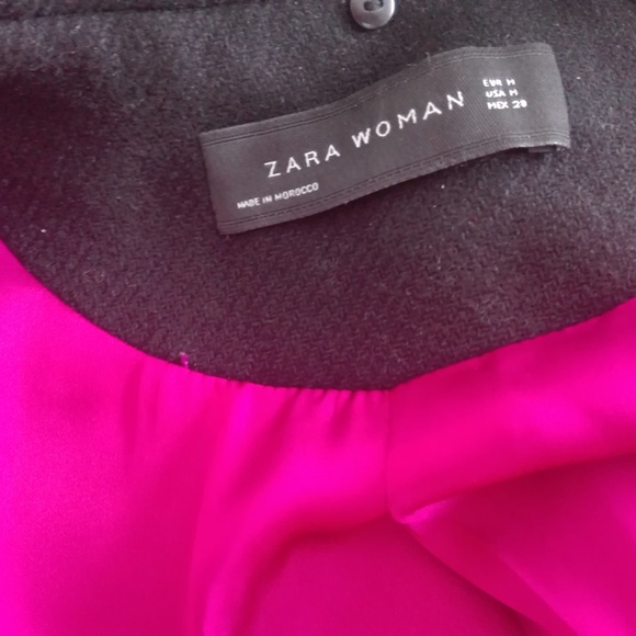 Double breasted Zara fall wool coat M - Picture 9 of 10